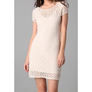 CLEAR OUTFree People Crochet Overlay Dress